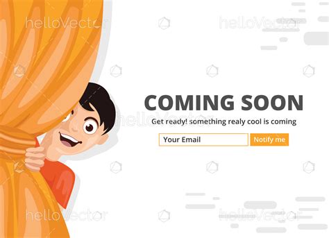 Coming soon website template - Download Graphics & Vectors