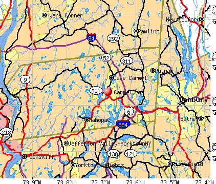 Carmel, New York (NY 10541) profile: population, maps, real estate, averages, homes, statistics ...