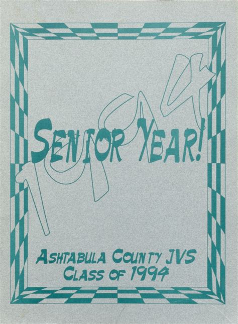 1994 yearbook from Ashtabula County Joint Vocational School from Jefferson, Ohio for sale