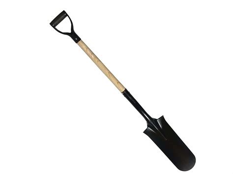 Spade Shovel, Wood w/ D Handle 14" Blade, 30" Handle - Silt Management Supplies, LLC.