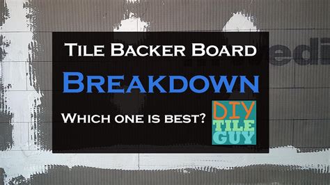 Tile Backer Board Breakdown which one is best for showers | DIYTileGuy