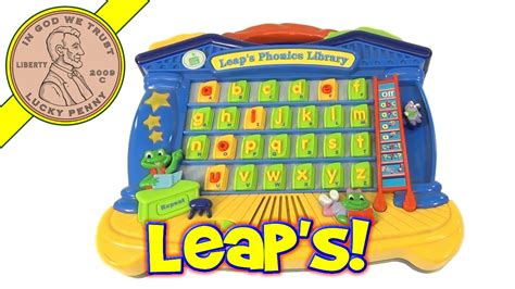 LeapFrog Leap's Phonics Library Educational Electronic Game 2003 - YouTube