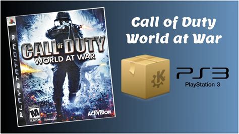 Call of Duty World At War PKG PS3 - YouTube