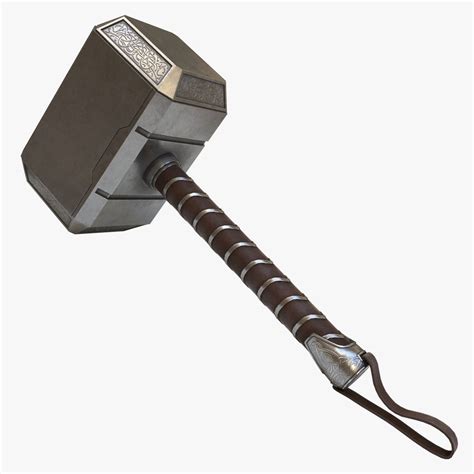 Thor's Hammer (Mjolnir) Low Poly version 3D Model $19 - .unknown .max .obj .fbx .dxf .blend .3ds ...