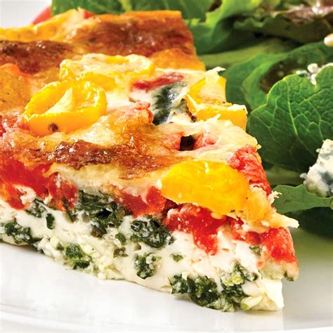 Crustless Egg White Quiche | Egg white quiche, Food, Recipes