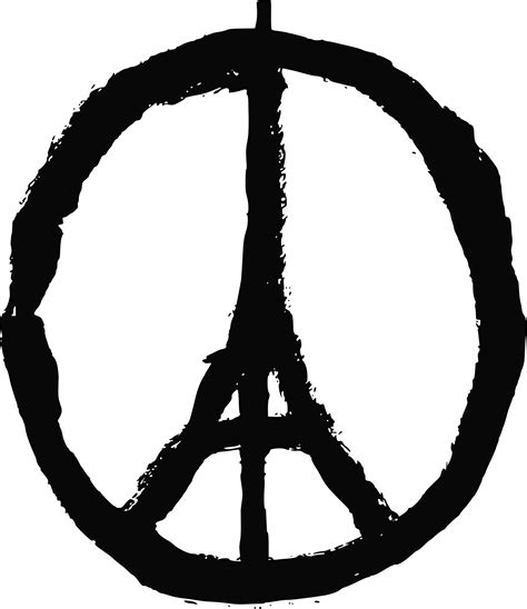 Clipart - Peace for Paris