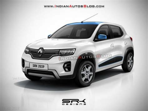 Upcoming Renault Kwid Electric rendered