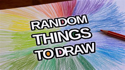 Random Things to Draw Generator (Drawing Ideas) - Arimo Travels