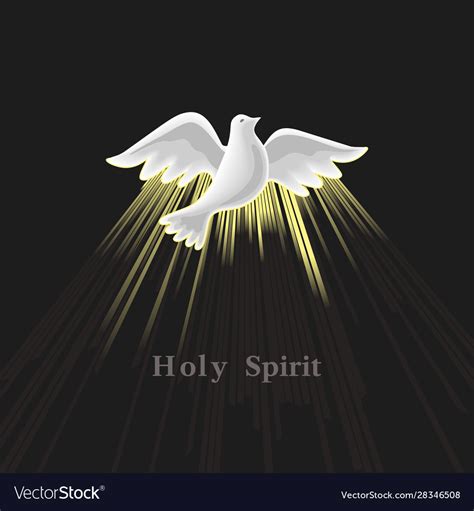 Pentecost sunday holy spirit Royalty Free Vector Image