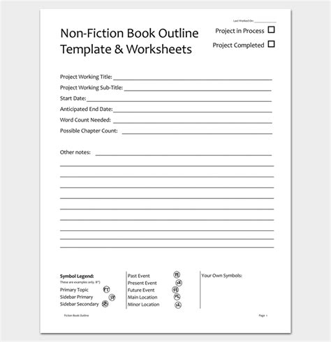 Novel Outline Template - 11+ For Word, Excel & PDF Format