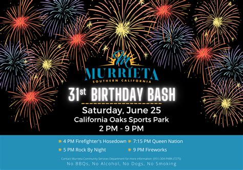 City of Murrieta Celebrates Its 31st Annual Birthday Bash | Macaroni KID Temecula-Murrieta ...