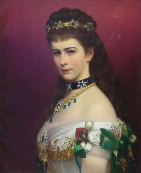 1873ca. Sissi portrait by Georg Raab (Lwowska Galeria Sztuki Lviv Ukrania) | Grand Ladies | gogm