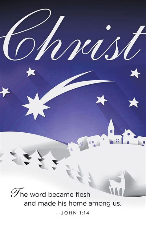 Church Bulletin 11" - Advent - Christ (Pack of 50) | Paper art, Blue christmas, Advent