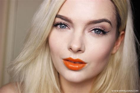 My Pale Skin: FOTD: The 'Marmite' Orange Lip
