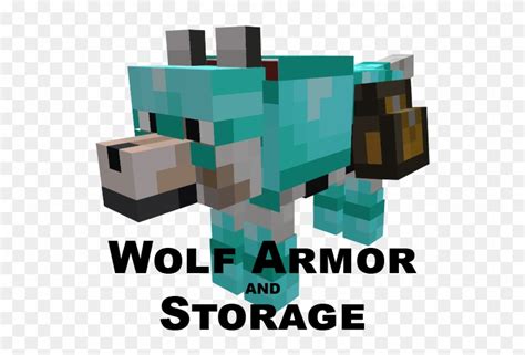 Wolf Armor And Storage - Minecraft Wolf With Armor, HD Png Download ...