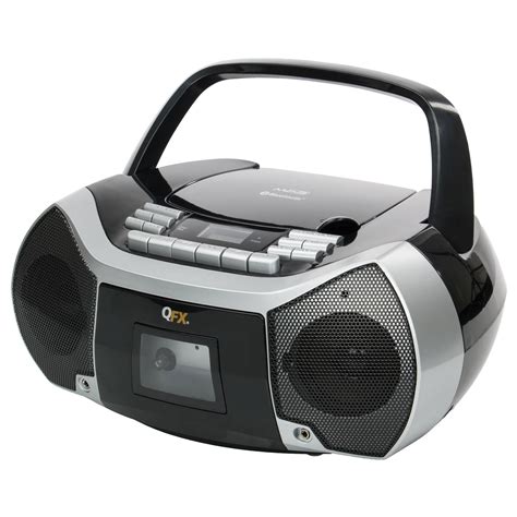 QFX Bluetooth Boombox with Cassette Recorder J-36 B&H Photo Video