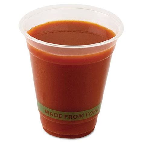 Eco-Products 12oz Compostable Cold Clear Corn Plastic Cups 1000ct