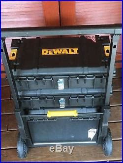 Dewalt Tool Box Large Mobile Travel Storage With Wheels ToughSystem 3pc Set, NEW | Storage Boxes ...