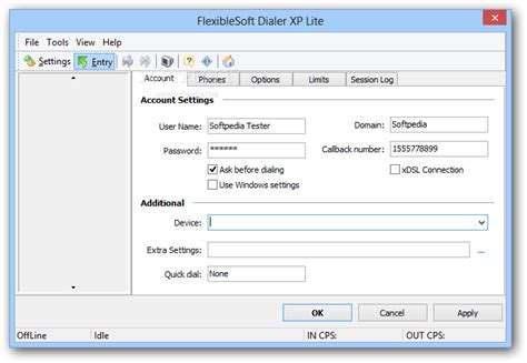 Flexiblesoft Dialer XP Lite 5.4 - Download, Review, Screenshots