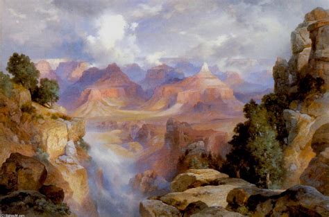 The Grand Canyon, Painting by Thomas Moran (1837-1926, United Kingdom)