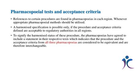 ICH Q6A Specifications by Chandra Mohan