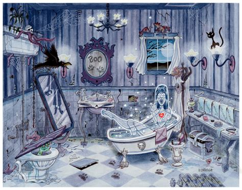 Haunted Mansion Bathroom - Black Market Art Company