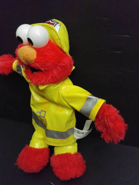 Nanco Sesame Street Elmo Fireman 13 Plush Toy 2005 Toy | Etsy