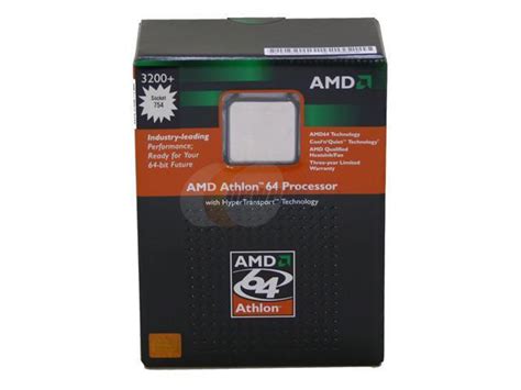 AMD Athlon 64 3200+ Venice Single-Core 2.2 GHz Socket 754 ADA3200BXBOX ...