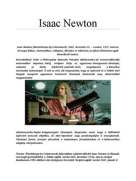 Isaac Newton | PDF