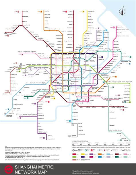 Printable Shanghai Metro Map for 2024 - China Mike