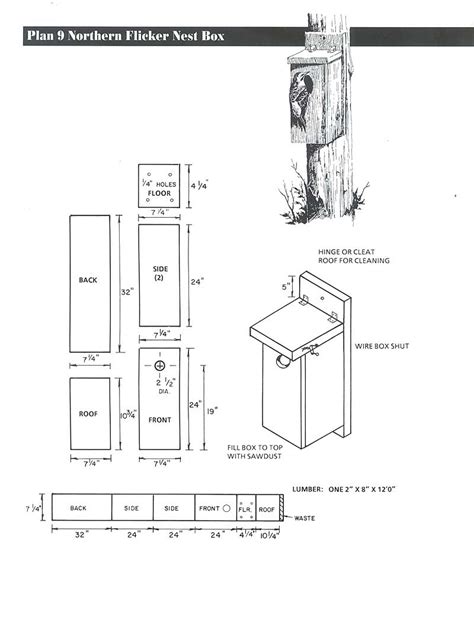 Western Screech Owl Nest Box Plans - House Design Ideas