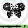 Cartoon Disney Halloween, mickey ears, Spider web PNG - Doomsvg