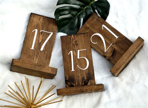 Wedding Table Numbers Table Numbers Wood Table Numbers | Etsy | Wood ...