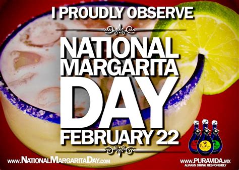 Pin by Cynthia Piercy on National Margarita Day! | Margarita day, National margarita day, Margarita