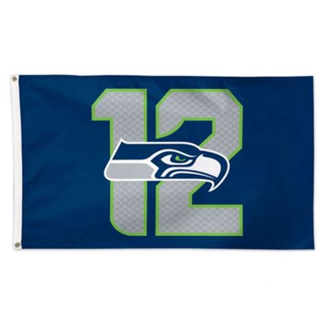 Seattle Seahawks (12th Man) - 3' x 5' Flag - fredsflags