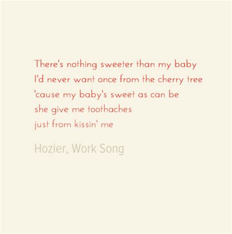 Hozier Work Song Lyrics