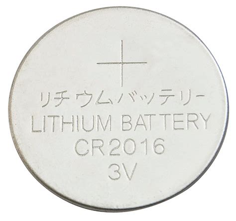 GRAINGER APPROVED 2016, Coin Cell Battery, ANSI/IEC, Lithium, 3V DC ...