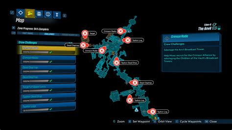 Borderlands 3 The Anvil challenges map guide - Polygon