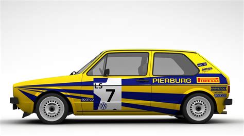 3D Volkswagen Golf Mk1 Rally - TurboSquid 2054640