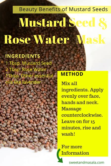 Mustard Seed 101: HEALTH & BEAUTY BENEFITS ⋆ Sweet & Masālā | Mustard seed benefits, Mustard ...