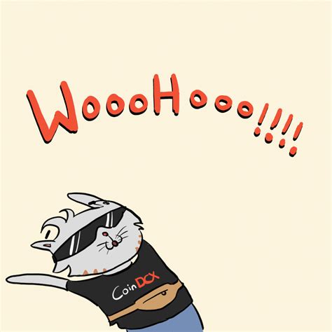 Happy Cat Cartoon Celebrating Woohoo GIF | GIFDB.com