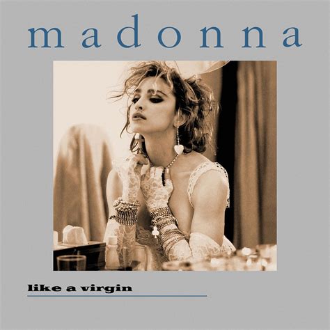 Madonna - Like A Virgin - Single (1984) | Madonna, Madonna like a virgin, Album covers