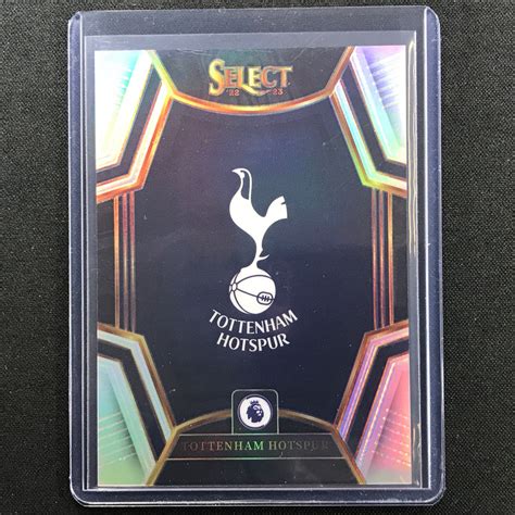 2022-23 Select EPL TOTTENHAM HOTSPUR Team Badges Silver Prizm SSP #8 ...