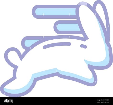 fast rabbit running Stock Vector Image & Art - Alamy