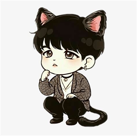 Bts Suga Fanart Chibi Transparent PNG - 478x738 - Free Download on NicePNG