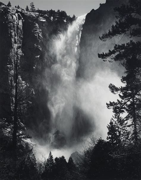 ANSEL ADAMS (1902–1984), Bridal Veil Fall, Yosemite Valley, c. 1936 ...