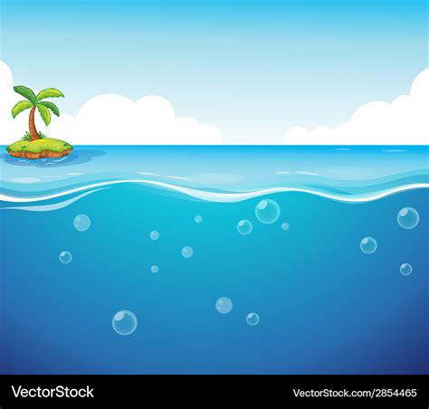 Ocean Royalty Free Vector Image - VectorStock