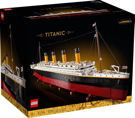 LEGO presenta a Titanic con 9,090 piezas y estará a la venta en los ...