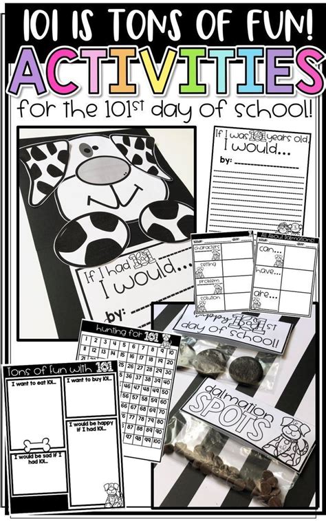 101 is TONS of FUN! 101st Day of School Activities! | School activities, Family activities ...