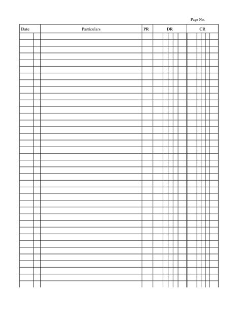 7 Best Images of Printable Accounting Pages - Blank Accounting Ledger Template Printable, Free ...